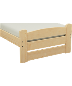 Łóżko sosnowe STANDARD Zaczarowana Sypialnia ze stelażem