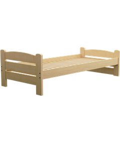 Łóżko sosnowe STANDARD Zaczarowana Sypialnia ze stelażem