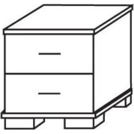 Szafka nocna bukowa ORFEUSZ 0402 STOLMIS