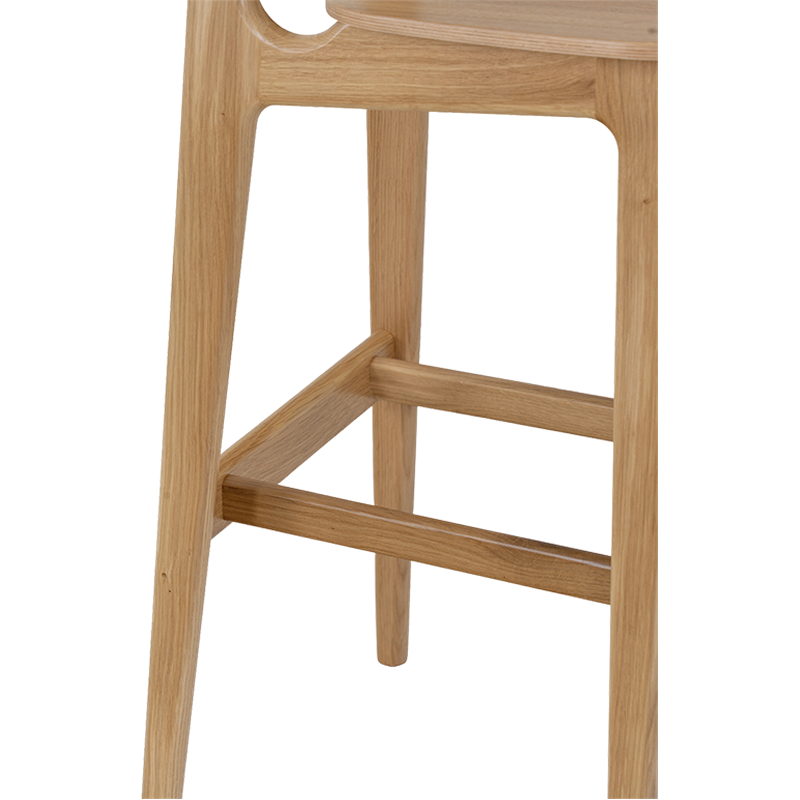 Krzesło dębowe DREWMAX KT 384 HOKER LITE