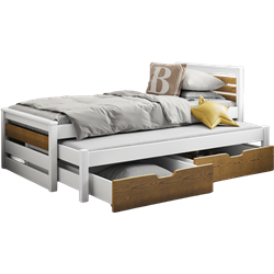 Łóżko piętrowe niskie CALWIN MEBLOBED