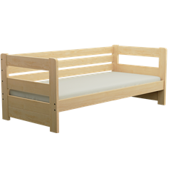 Łóżko sosnowe ZOSIA Zaczarowana Sypialnia ze stelażem