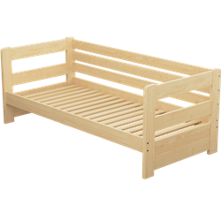 Łóżko sosnowe ZOSIA Zaczarowana Sypialnia ze stelażem