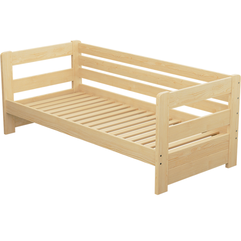 Łóżko sosnowe ZOSIA Zaczarowana Sypialnia ze stelażem