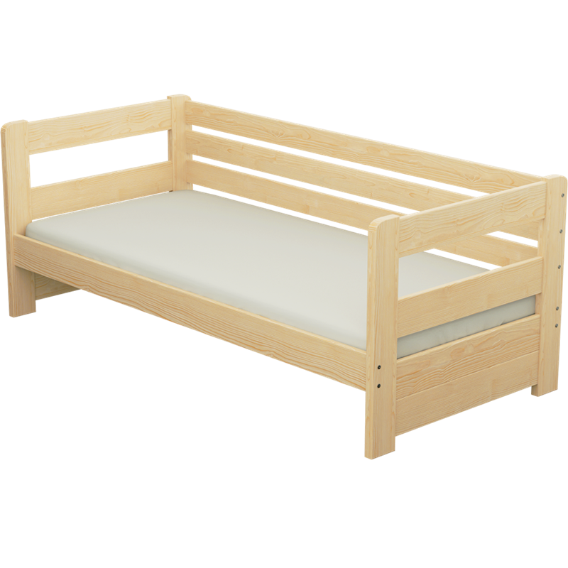 Łóżko sosnowe ZOSIA Zaczarowana Sypialnia ze stelażem