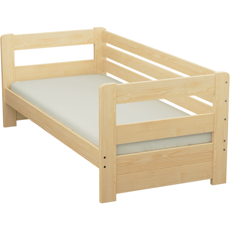 Łóżko sosnowe ZOSIA Zaczarowana Sypialnia ze stelażem