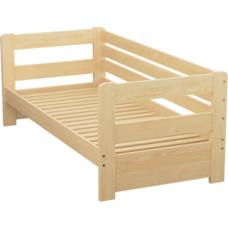 Łóżko sosnowe ZOSIA Zaczarowana Sypialnia ze stelażem