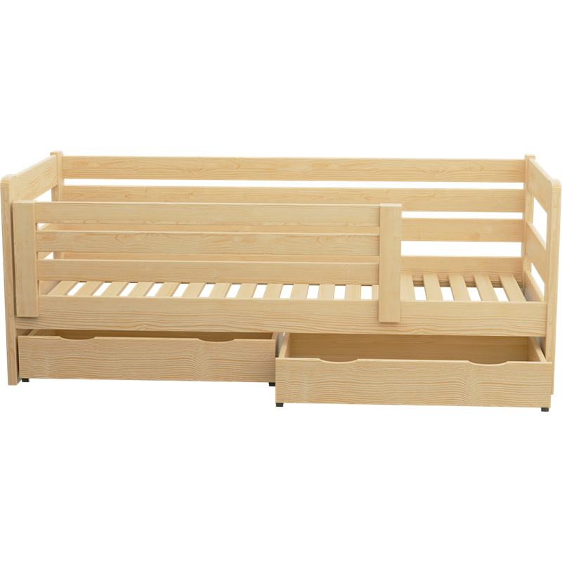 Łóżko sosnowe ZOSIA Zaczarowana Sypialnia ze stelażem