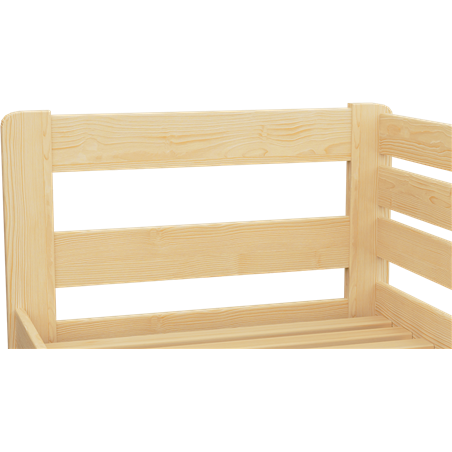 Łóżko sosnowe ZOSIA Zaczarowana Sypialnia ze stelażem