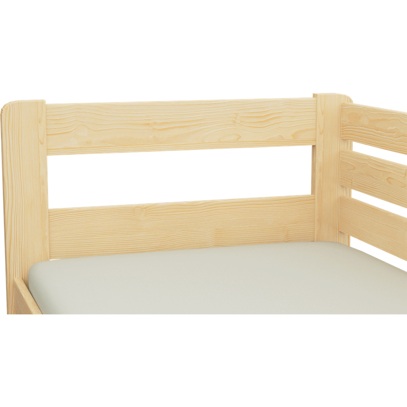 Łóżko sosnowe ZOSIA Zaczarowana Sypialnia ze stelażem