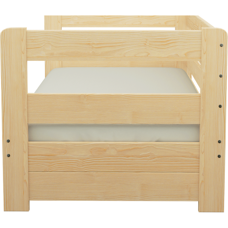 Łóżko sosnowe ZOSIA Zaczarowana Sypialnia ze stelażem