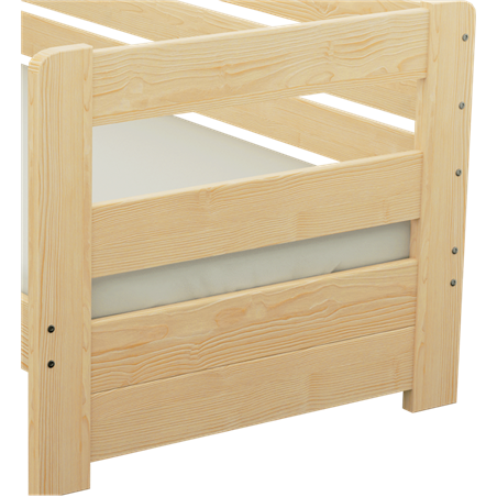 Łóżko sosnowe ZOSIA Zaczarowana Sypialnia ze stelażem