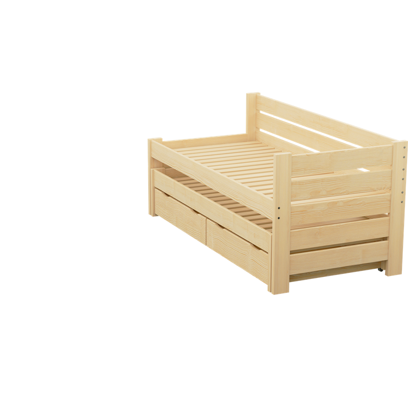 Łóżko piętrowe niskie FRANIO Zaczarowana Sypialnia do 150 kg