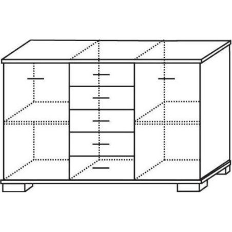 Komoda brzozowa ORFEUSZ 0410 STOLMIS