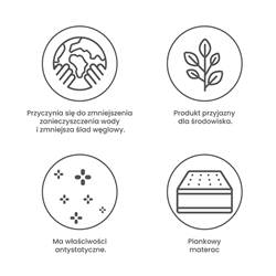 Materac ENVIRO OXY MATERASSO piankowy