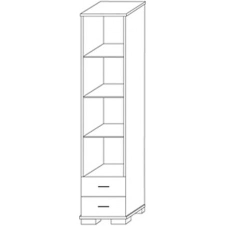 Regał sosnowy ORFEUSZ 0418 STOLMIS