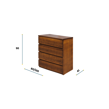 Komoda dębowa S4 WIÓR