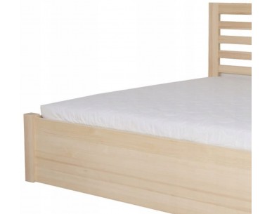 Łóżko brzozowe KORAL 5 STOLMIS podnoszone na ramie drewnianej