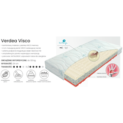 Materac VERDEA VISCO MATERASSO piankowy