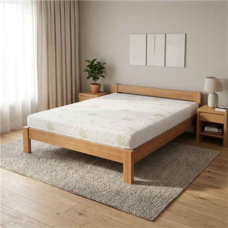 Łóżko dębowe AMETYST 2/1 STOLMIS R.B v24
