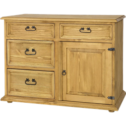 Komoda sosnowa KD 718 DREWMAX rustikal
