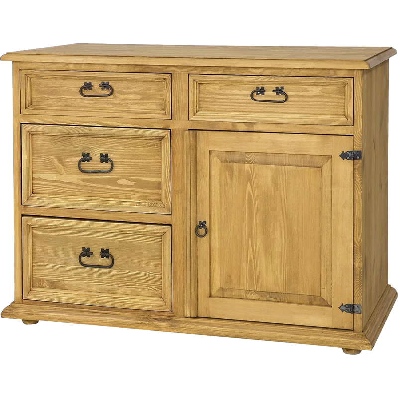 Komoda sosnowa KD 718 DREWMAX rustikal
