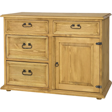 Komoda sosnowa KD 718 DREWMAX rustikal