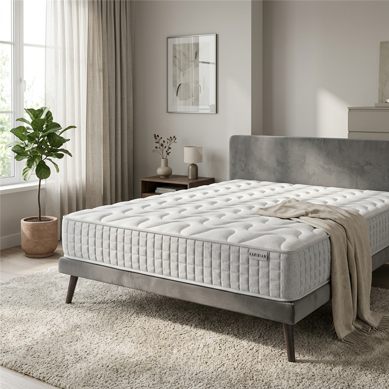 Materac CORAL GREY KARIBIAN DESCANSO piankowy