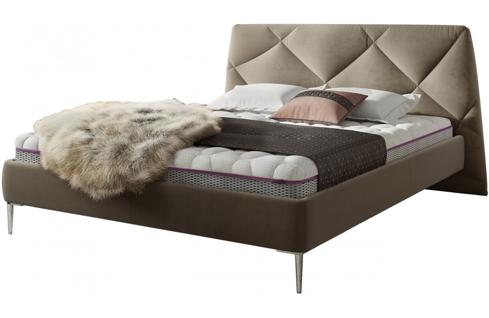 Łóżko tapicerowane na nóżkach DAVOS Comforteo