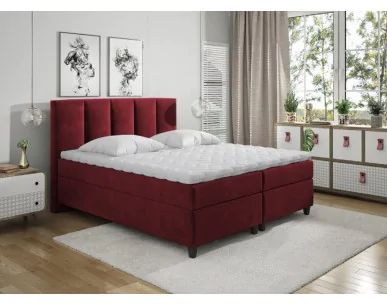 Nowoczesne łóżko tapicerowane kontynentalne ARIZONA Comforteo