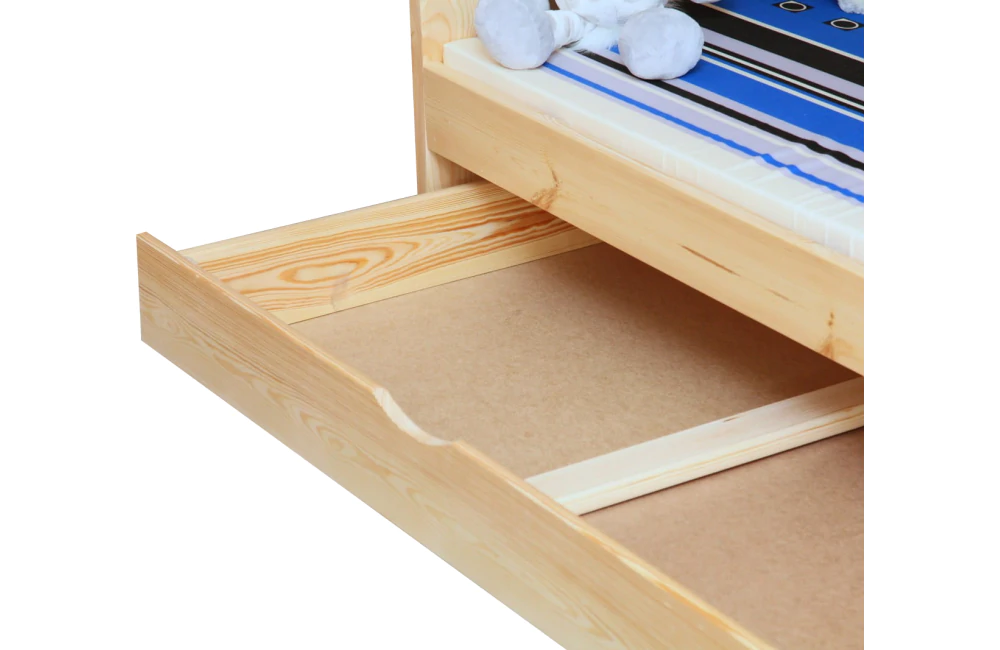 Opcjonalny duży pojemnik na pościel w postaci szuflady na kółeczkach Zaczarowana Sypialnia