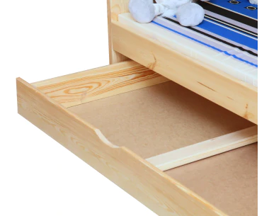 Opcjonalny duży pojemnik na pościel w postaci szuflady na kółeczkach Zaczarowana Sypialnia