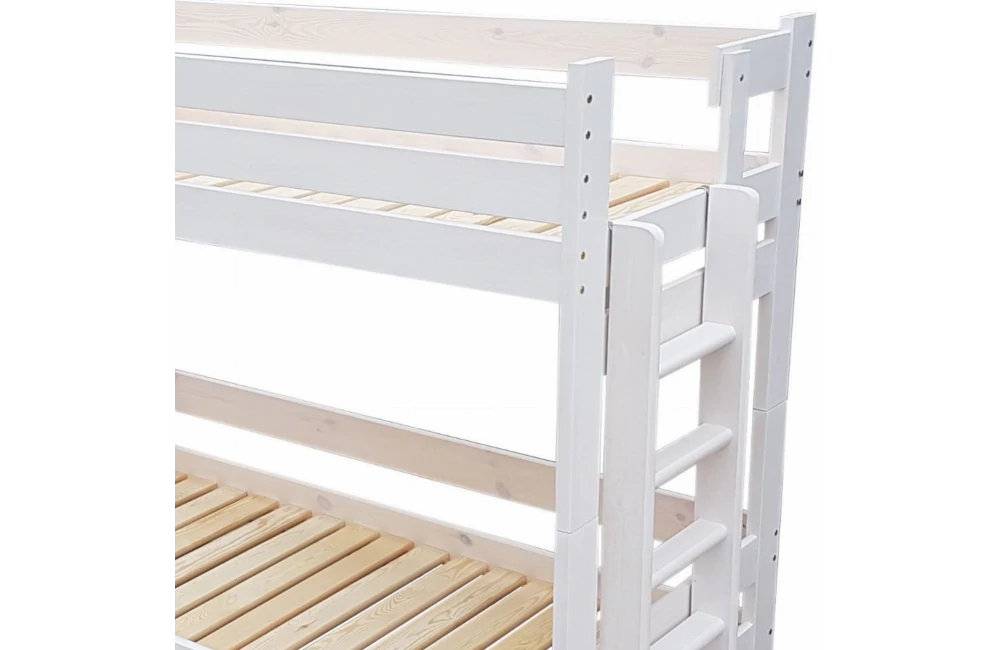 Drabinka z boku w łóżku piętrowym dwuosobowym KING KONG Zaczarowana Sypialnia