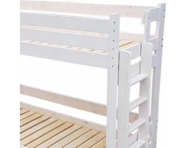 Drabinka z boku w łóżku piętrowym dwuosobowym KING KONG Zaczarowana Sypialnia