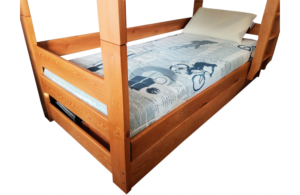 Dolny poziom łóżka piętrowego HIT PLUS z pojemnikiem typu tapczan