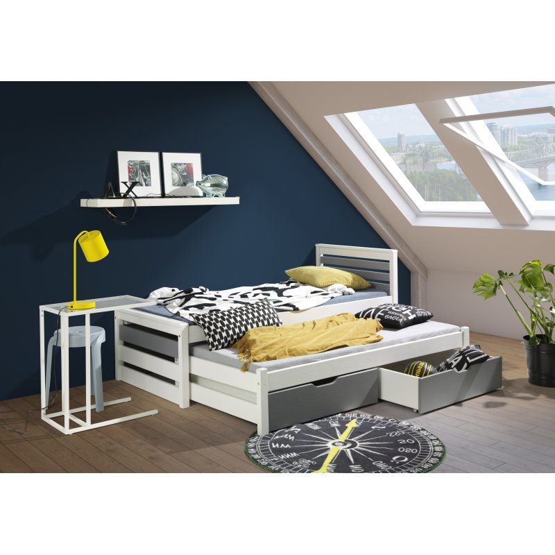 Łóżko piętrowe niskie CALWIN MEBLOBED