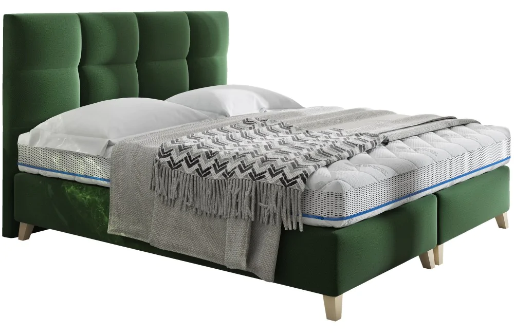 Łóżko MONA Comforteo kontynentalne z pojemnikiem podnoszonym typu tapczan