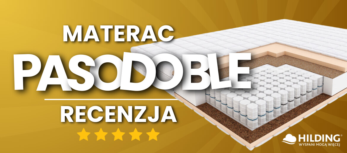 Materac Hilding Pasodoble: Połączenie Komfortu i Wsparcia dla Twojego Zdrowia