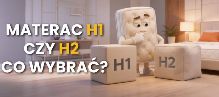 Materac H1 czy H2? Jak skala H wpływa na twardość materaca?