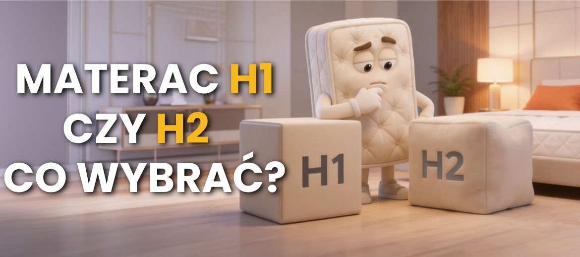 Materac H1 czy H2? Jak skala H wpływa na twardość materaca?