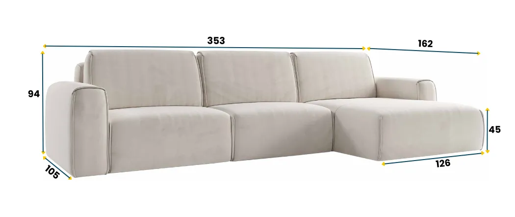 Narożnik TUZZI COMFORTEO