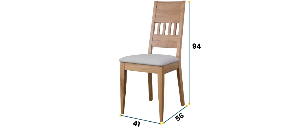 Krzesło dębowe KT 375 DREWMAX