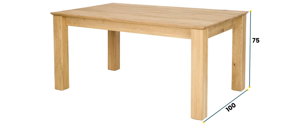 Stół dębowy ST 384 DREWMAX
