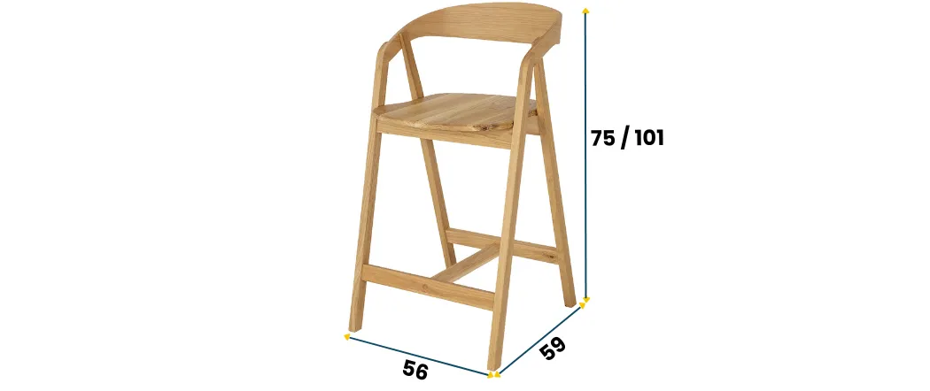 Krzesło dębowe HOKER KT 395 LITE DREWMAX