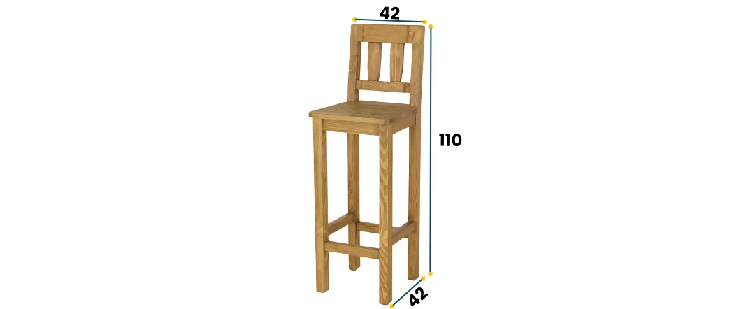 Krzesło sosnowe KT 708 DREWMAX