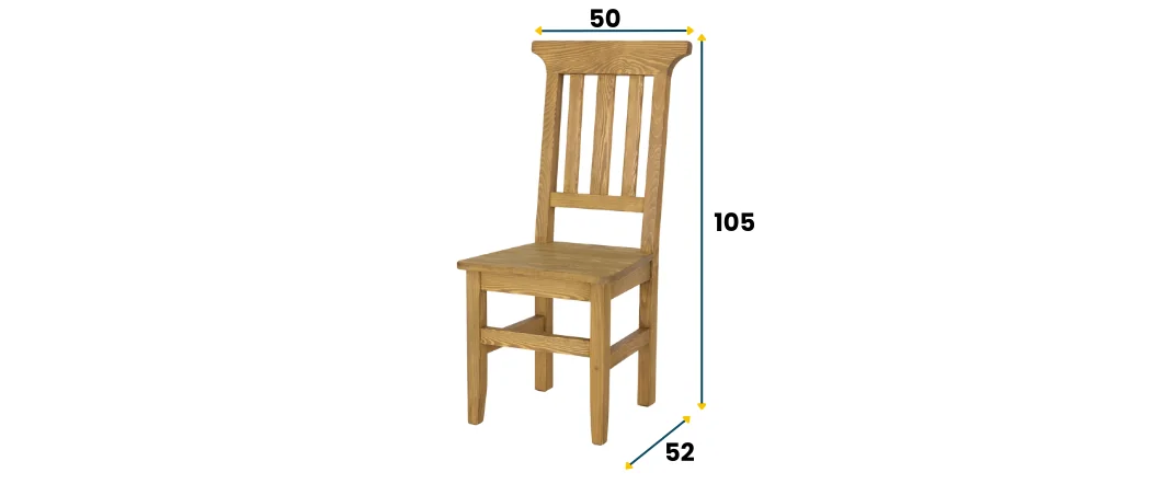 Krzesło sosnowe KT 715 DREWMAX
