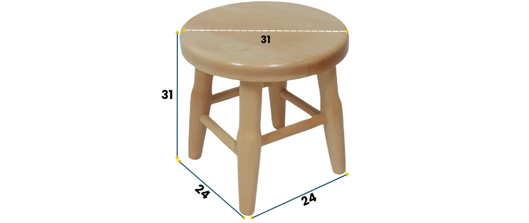 Taboret bukowy KT 246 DREWMAX
