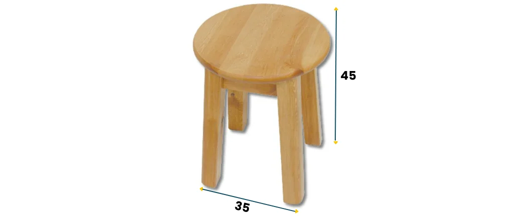 Taboret sosnowy KT 253 DREWMAX