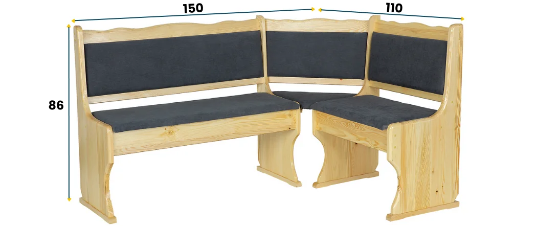 Narożnik sosnowy NR 107 DREWMAX