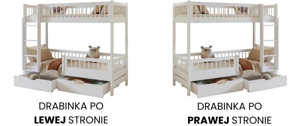 Strona drabinki łóżka Coen